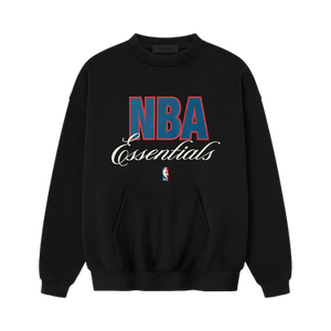 Fear of God Essentials NBA 90s Crewneck Sweatshirt 'Black'