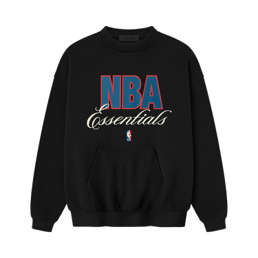 Fear of God Essentials NBA 90s Crewneck Sweatshirt 'Black'