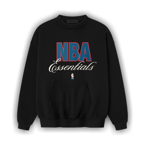 Fear of God Essentials NBA 90s Crewneck Sweatshirt 'Black'