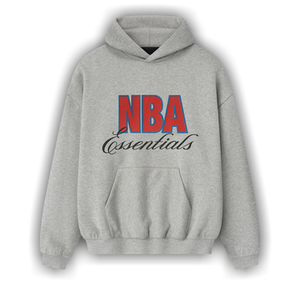 Fear of God Essentials NBA 90s Hoodie 'Concrete Heather'
