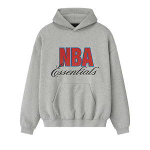 Fear of God Essentials NBA 90s Hoodie 'Concrete Heather'
