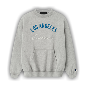 Fear of God Essentials Dodgers Sport Crewneck 'Concrete Heather'