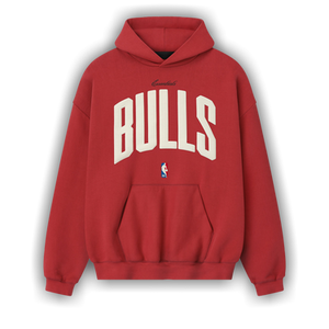 Fear of God Essentials Bulls 90s Hoodie 'Red'