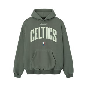 Fear of God Essentials Celtics 90s Hoodie 'Balsam Green'