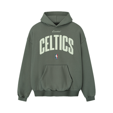 Fear of God Essentials Celtics 90s Hoodie 'Balsam Green'