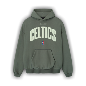 Fear of God Essentials Celtics 90s Hoodie 'Balsam Green'