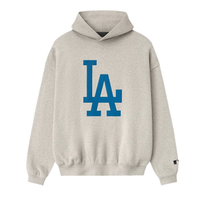 Fear of God Essentials Dodgers Sport Hoodie 'Heather Stone'