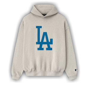 Fear of God Essentials Dodgers Sport Hoodie 'Heather Stone'