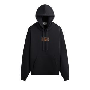 Kith Classic Logo Leopard Applique Nelson Hoodie 'Black'