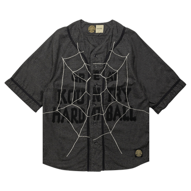 Kapital Cotton Wool Great Kountry Baseball Shirt 'Grey'