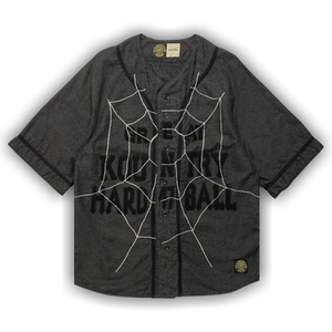 Kapital Cotton Wool Great Kountry Baseball Shirt 'Grey'