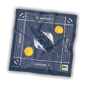 Kapital Fastcolor Selvedge Bandana 'Navy'
