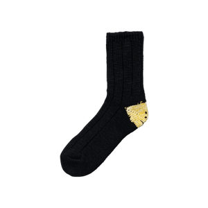 Kapital 56 Yarns MA 1 Rainbowy Happy Heel Socks 'Black'