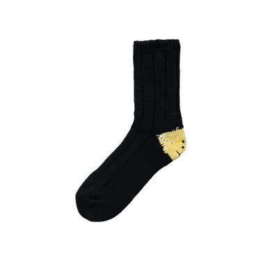 Kapital 56 Yarns MA 1 Rainbowy Happy Heel Socks 'Black'