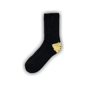 Kapital 56 Yarns MA 1 Rainbowy Happy Heel Socks 'Black'