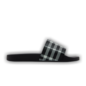 Burberry Check Slides 'Black Calico'