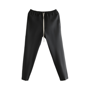 Rick Owens Drawstring Slim Long Pants 'Black'