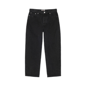 Stussy Big Ol Needlepunch Canvas Jeans 'Black'