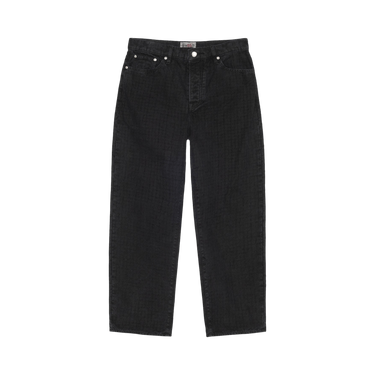 Stussy Big Ol Needlepunch Canvas Jeans 'Black'