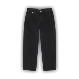 Stussy Big Ol Needlepunch Canvas Jeans 'Black'