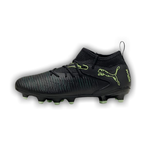 Puma Future 8 Match Little Kid 'Black/Fizzy Light/Green Terrain'
