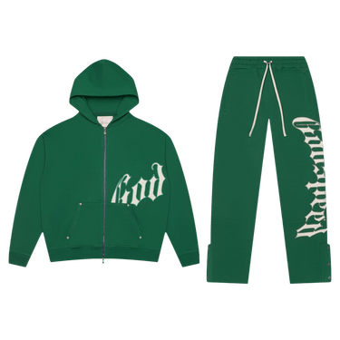 Godspeed OG Logo Sweatsuit V2 'Green/White'