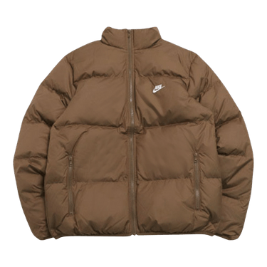 Nike Therma-FIT Puffer Jacket 'Mosswood Brown/White'