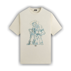 Kith x Disney For Pixar Toy Story Sketch Vintage Tee 'Sandrift'
