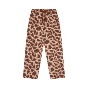 Denim Tears Faux Fur Giraffe Print Sweatpant 'Brown'
