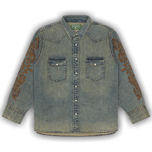 Denim Tears Western Denim Button Up Shirt 'Blue'