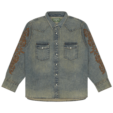 Denim Tears Western Denim Button Up Shirt 'Blue'