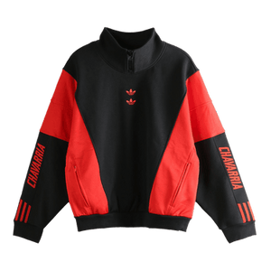 Adidas x Willy Chavarria Watsonville Mockneck Coat 'Black/Red'