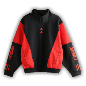 Adidas x Willy Chavarria Watsonville Mockneck Coat 'Black/Red'