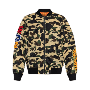 BAPE 1st Camo Shark MA-1 Jacket 'Yellow'