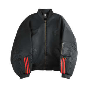 Adidas x Willy Chavarria Satin Bomber Jacket 'Black'