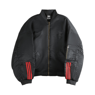 Adidas x Willy Chavarria Satin Bomber Jacket 'Black'