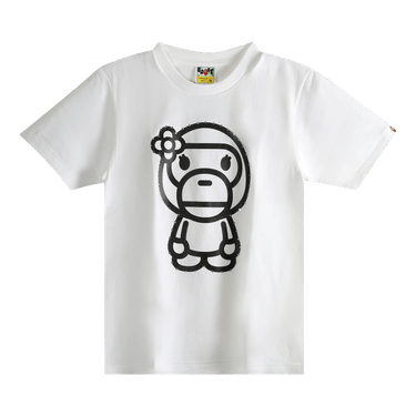 BAPE Crystal Stone Big Baby Lisa Tee 'White'
