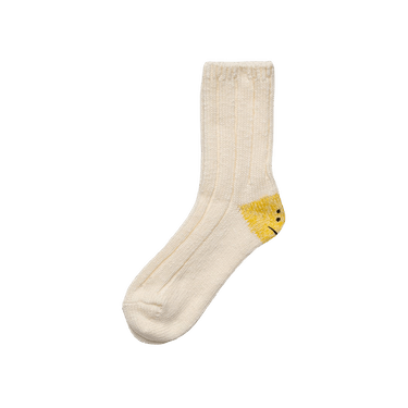 Kapital 56 Yarns MA-1 Rainbowy Happy Heel Socks 'White'