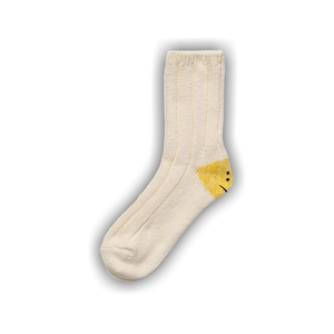 Kapital 56 Yarns MA-1 Rainbowy Happy Heel Socks 'White'