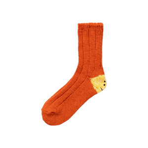 Kapital 56 Yarns MA-1 Rainbowy Happy Heel Socks 'Orange'