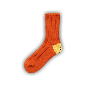 Kapital 56 Yarns MA-1 Rainbowy Happy Heel Socks 'Orange'