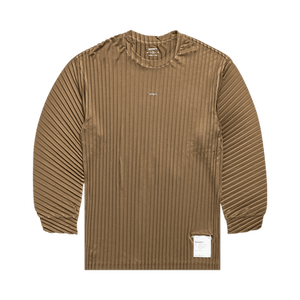 SATISFY Auralite Pleated Long Tee 'Olive'
