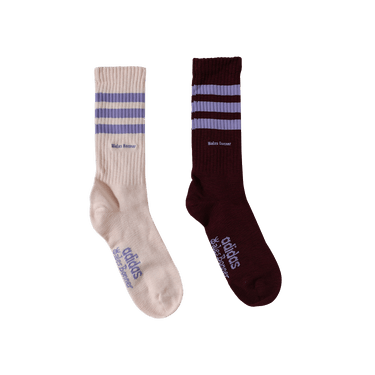 Adidas x Wales Bonner 3 Stripe Sock 'Maroon/Wonder Quartz'