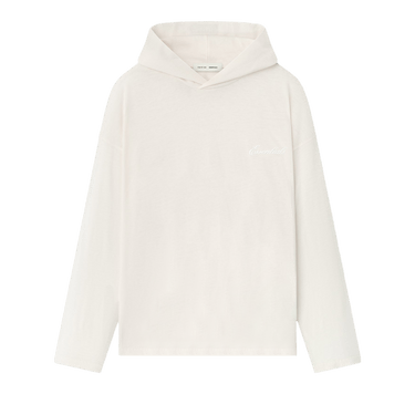 Fear of God Essentials Embroidered Classic Hooded Long-Sleeve 'Ivory'