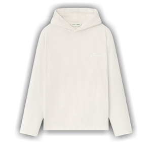 Fear of God Essentials Embroidered Classic Hooded Long-Sleeve 'Ivory'