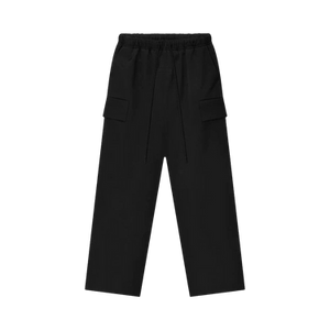Fear of God Essentials Bonded Satin Field Pants 'Vintage Black'