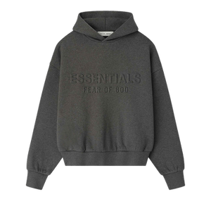 Fear of God Essentials Embossed Classic Hoodie 'Charcoal Heather'