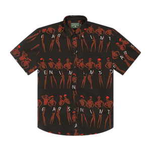 Denim Tears Dancer Button Up Shirt 'Brown'