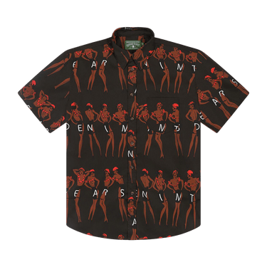 Denim Tears Dancer Button Up Shirt 'Brown'