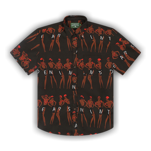 Denim Tears Dancer Button Up Shirt 'Brown'